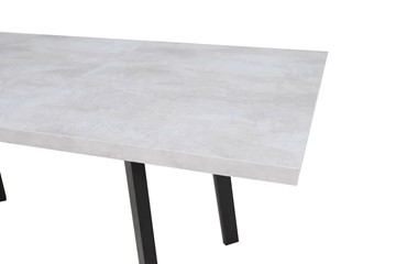 Кухонный стол раздвижной Робин, опоры прямые, цемент светлый в Брянске - предосмотр 3