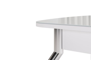 Кухонный стол раскладной Танго, белый/геометрия в Брянске - предосмотр 5