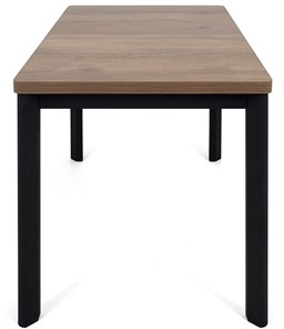 Кухонный раздвижной стол Токио-2L (ноги металлические черные, дуб табако) в Брянске - предосмотр 2