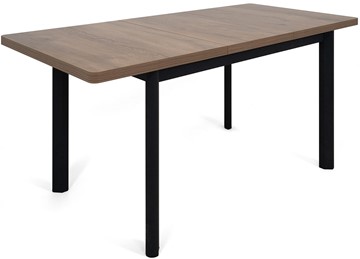 Кухонный раздвижной стол Токио-2L (ноги металлические черные, дуб табако) в Брянске - предосмотр 3