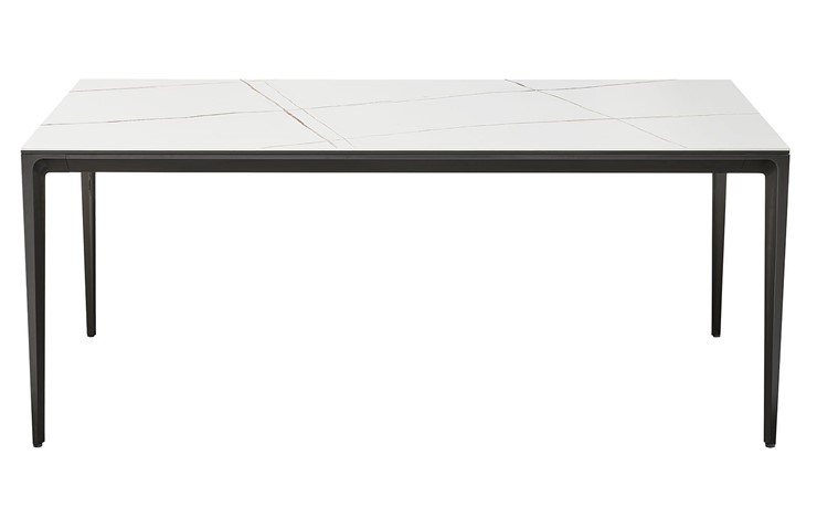 Кухонный обеденный стол DT-2010 белая керамика MR35 (180) в Брянске - изображение 1