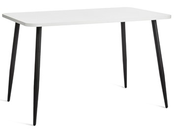 Кухонный стол PLUTO ЛДСП/металл, 120x80x77, Белый/Черный арт.19316 в Брянске