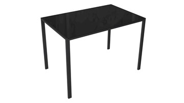 Обеденный стол Торрес тип 1 (Черный муар/Черный глянец) в Брянске