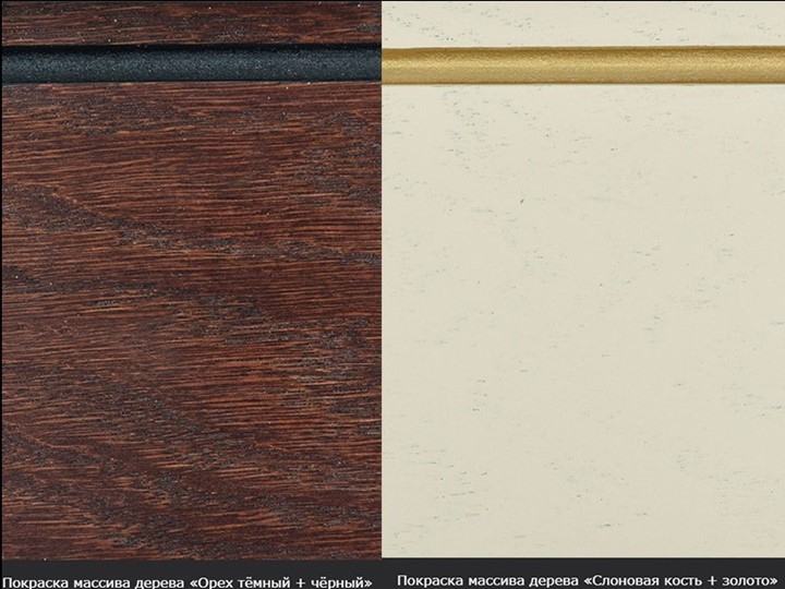 Кухонный раскладной стол Леонардо-1 исп. Круг 1000, тон 4 (Морилка/Эмаль) в Брянске - изображение 10