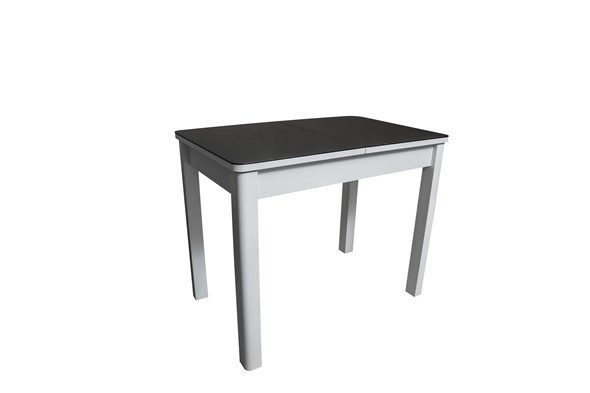 Кухонный стол раскладной Айсберг-1СТ белое-черное в Брянске - изображение