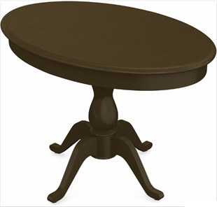 Раздвижной стол Фабрицио-1 исп. Эллипс, Тон 5 Покраска + патина с прорисовкой (на столешнице) в Брянске
