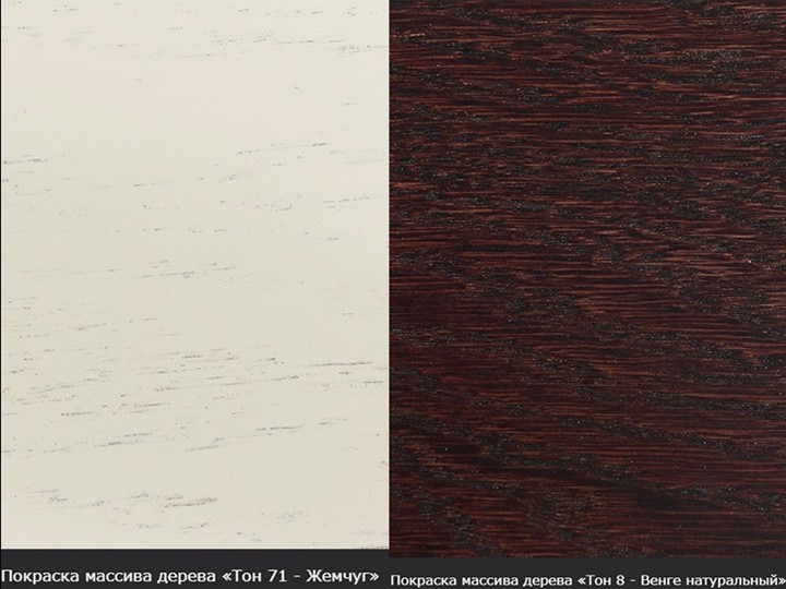 Кухонный стол раскладной Фабрицио-2 исп. Овал 1600, Тон 9 (Морилка/Эмаль) в Брянске - изображение 13
