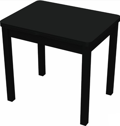 Стол раздвижной Бари дерево №8 (стекло черное/черный) в Брянске - изображение