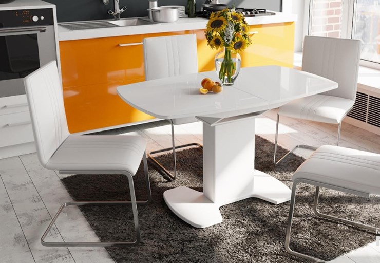Кухонный стул Марсель, цвет Белый, к/з 124 в Брянске - изображение 1