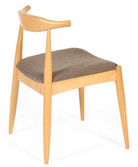 Кухонный стул BULL бук/ткань 54,5x54x75 Натуральный арт.19586 в Брянске - изображение 1