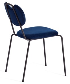 Обеденный стул DANTON (mod. 0139223) 47х56,5х79 темно-синий S108 (117 DARK BLUE)/черный арт.20057 в Брянске - предосмотр 2