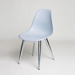 Обеденный стул derstuhl DSL 110 Milan Chrom (светло-серый) в Брянске