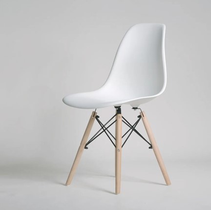 Кухонный стул DSL 110 Wood (белый) в Брянске - изображение