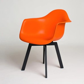 Кухонный стул DSL 330 Grand Black (Оранжевый) в Брянске - предосмотр