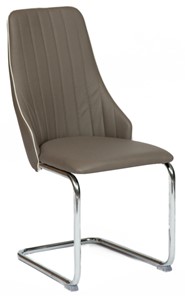 Обеденный стул FRATELLI (mod.8415) 44х62х97 пепельно-коричневый (окантовка слон.кость) в Брянске