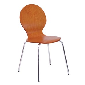 Обеденный стул Kelly wood chrome 450030-1X в Брянске