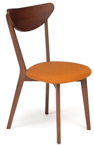 Кухонный стул MAXI (Макси), бук/ткань 86x48,5x54,5 Оранжевый/коричневый арт.19591 в Брянске