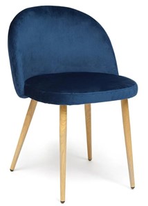 Обеденный стул MELODY (mod. 4997) 52х49х78 темно-синий/натуральное дерево в Брянске