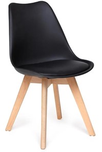 Обеденный стул TULIP (mod. 73) 48,5х52,5х83 черный арт.14210 в Брянске