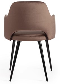 Обеденный стул VALKYRIA (mod. 711) 55х55х80 коричневый barkhat 12/черный арт.19001 в Брянске - предосмотр 3