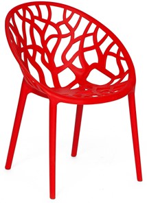 Кухонное кресло BUSH (mod.017) пластик 60*58,5*80 красный, арт.11726 в Брянске