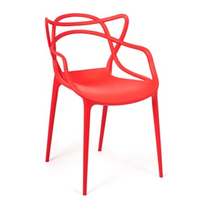 Стул обеденный Cat Chair (mod.028) пластик, 54,5*56*84 красный, арт.14102 в Брянске