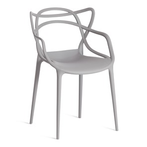 Стул Cat Chair (mod.028) пластик, 54,5*56*84 серый, арт.13276 в Брянске