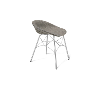 Обеденный стул SHT-ST19-SF1 / SHT-S107 (коричневый сахар/хром лак) в Брянске