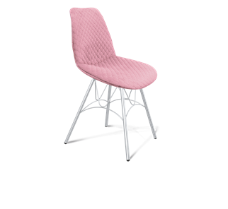Обеденный стул SHT-ST29-С22 / SHT-S100 (розовый зефир/хром лак) в Брянске