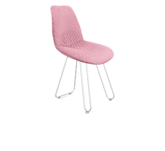 Обеденный стул SHT-ST29-С22 / SHT-S106 (розовый зефир/хром лак) в Брянске