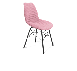 Обеденный стул SHT-ST29-С22 / SHT-S107 (розовый зефир/черный муар) в Брянске - предосмотр