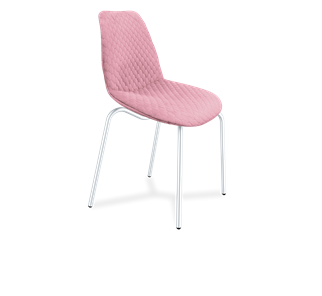 Обеденный стул SHT-ST29-С22 / SHT-S130 HD (розовый зефир/хром лак) в Брянске