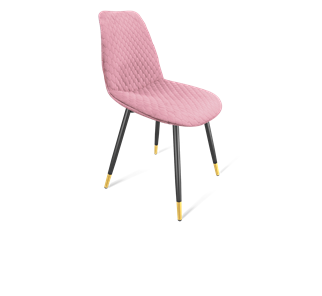 Обеденный стул SHT-ST29-С22 / SHT-S95-1 (розовый зефир/черный муар/золото) в Брянске