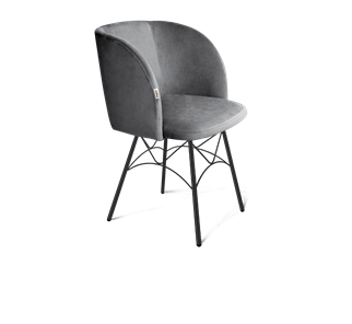 Обеденный стул SHT-ST33 / SHT-S107 (угольно-серый/черный муар) в Брянске