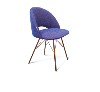 Обеденный стул SHT-ST34 / SHT-S37 (синий мираж/медный металлик) в Брянске