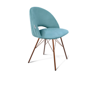 Обеденный стул SHT-ST34-1 / SHT-S37 (голубая пастель/медный металлик) в Брянске - предосмотр