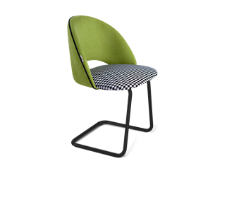 Обеденный стул SHT-ST34-3 / SHT-S45-1 (оливковый/гусиная лапка/черный муар) в Брянске