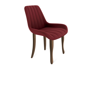 Обеденный стул SHT-ST37 / SHT-S122 (рубиновое вино/темный орех/черный муар) в Брянске