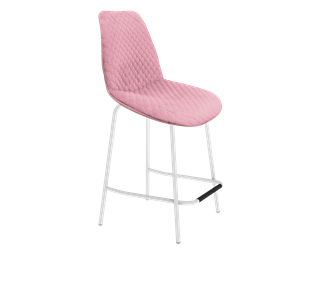 Полубарный стул SHT-ST29-С22 / SHT-S29P-1 (розовый зефир/белый муар) в Брянске