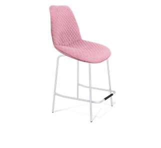 Полубарный стул SHT-ST29-С22 / SHT-S29P-1 (розовый зефир/хром лак) в Брянске