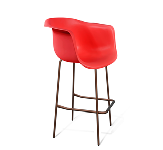 Барный стул SHT-ST31/S29 (красный/медный металлик) в Брянске