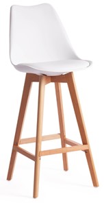 Барный стул TULIP BAR (mod. C1014H) 57х48х104 белый 018 /натуральный арт.19650 в Брянске