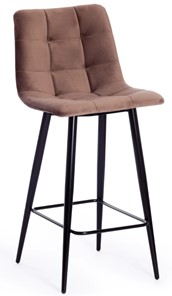 Полубарный кухонный стул CHILLY (mod. 7095пб) 55х44х94 коричневый barkhat 12/черный арт.19656 в Брянске