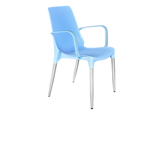 Кухонный стул SHT-ST76/S424-С (голубой/хром лак) в Брянске - предосмотр