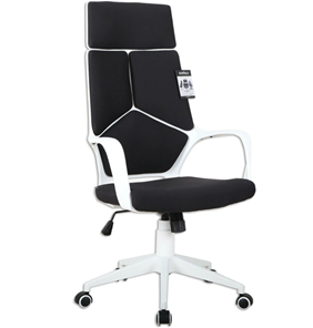 Кресло Brabix Premium Prime EX-515 (пластик белый, ткань, черное) 531812 в Брянске