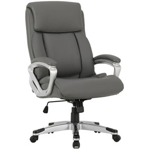 Офисное кресло Brabix Premium Level EX-527 (пружинный блок, рециклированная кожа, серое) 531937 в Брянске - предосмотр