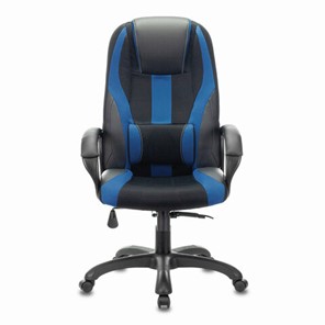 Компьютерное кресло Brabix Premium Rapid GM-102 (экокожа/ткань, черное/синее) 532106 в Брянске