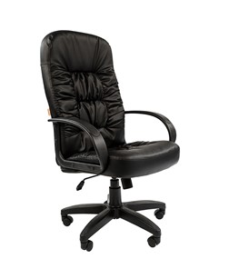 Офисное кресло CHAIRMAN 416, экокожа, цвет черный в Брянске
