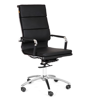 Компьютерное кресло CHAIRMAN 750 экокожа черная в Брянске - изображение