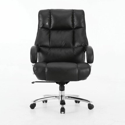 Кресло компьютерное Brabix Premium Bomer HD-007 (рециклированная кожа, хром, черное) 531939 в Брянске - изображение